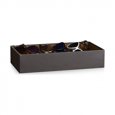 Box für 6 Sonnenbrillen - Braun