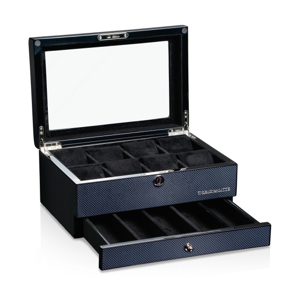 Uhrenbox Chicago 8 / Carbon